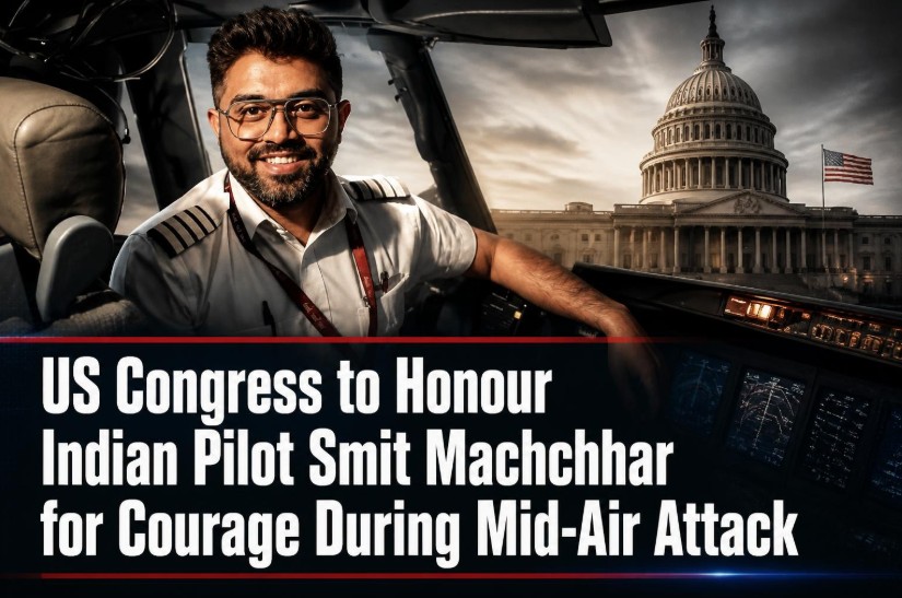 US Congress to Honour Indian Pilot Smit Machchhar for Courage During Mid-Air Attack